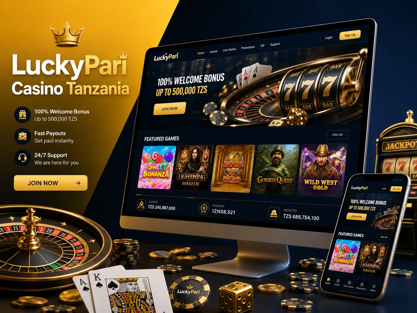 Lucky Pari - Sports Betting and Online Casino in Tanzania