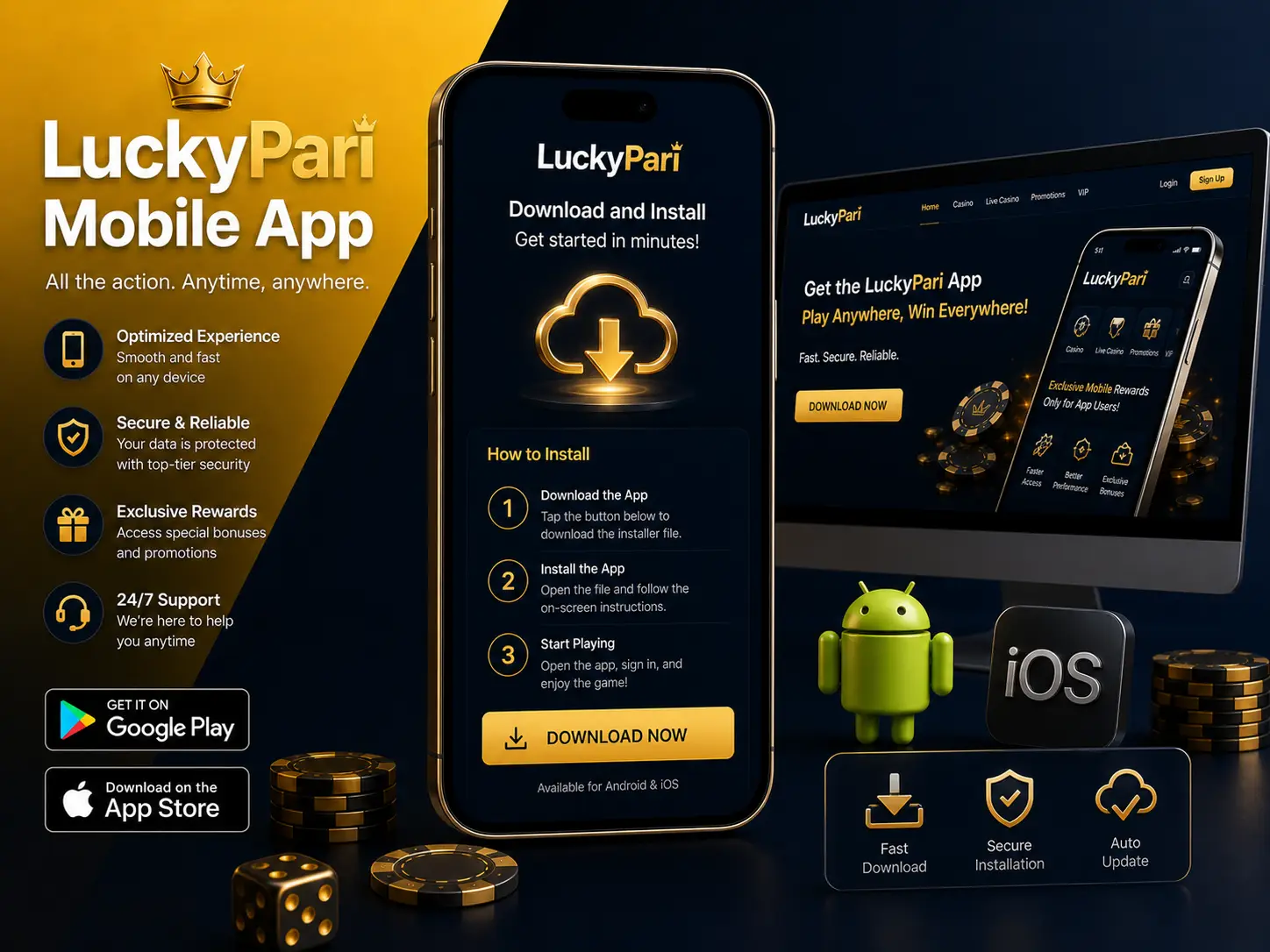 LuckyPari Mobile App